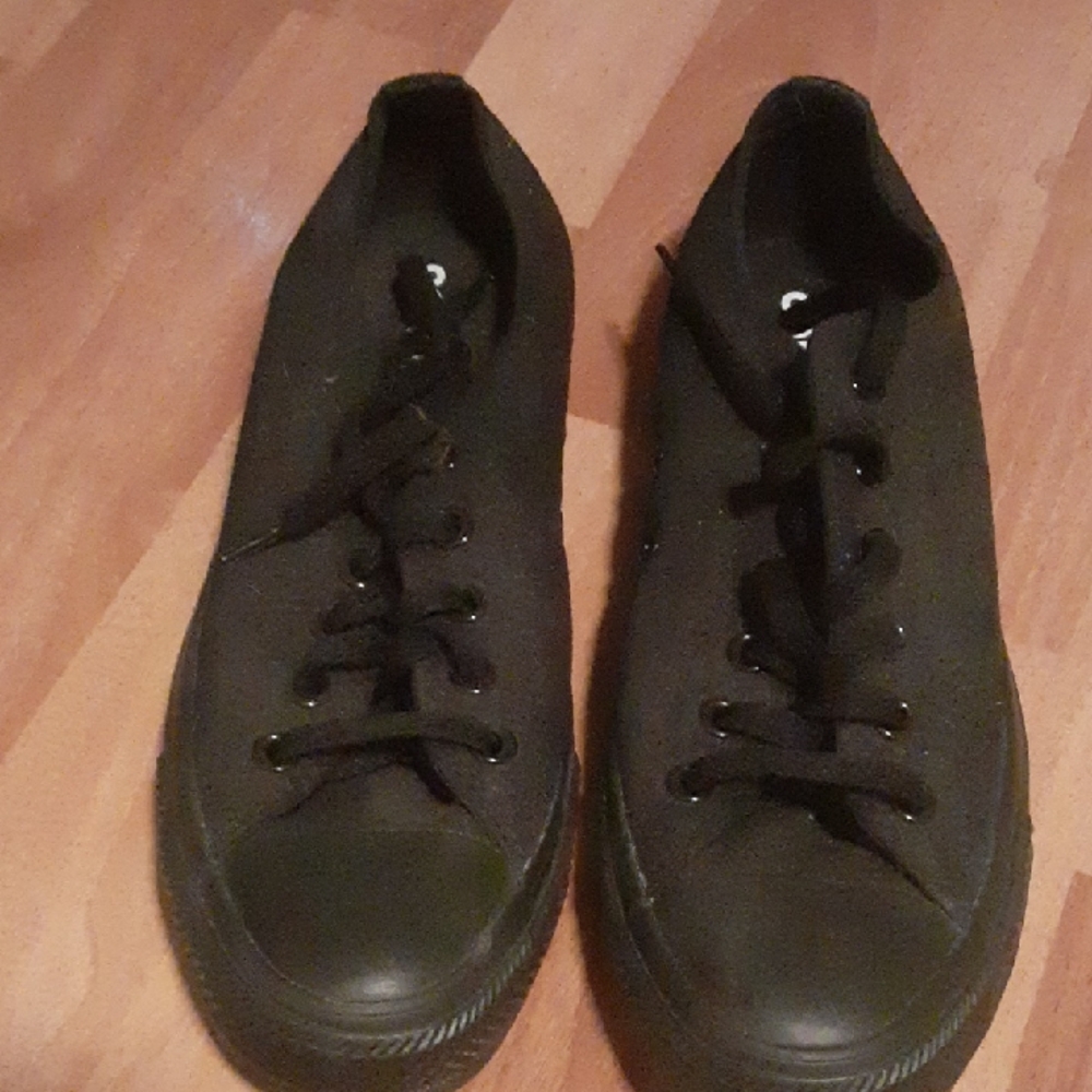 All Black Converse.